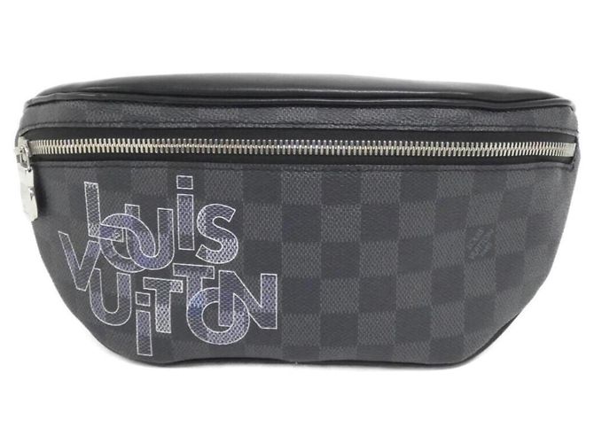 Bumbag Louis Vuitton Damier Graphite Shoulder Bag Grey Damier ebene