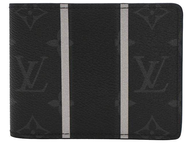 Louis Vuitton x Fragment Multiple Wallet in Black Coated Canvas