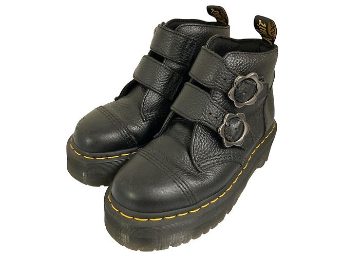 Autre Marque Botas Dr. Martens DEVON FLWR Preto