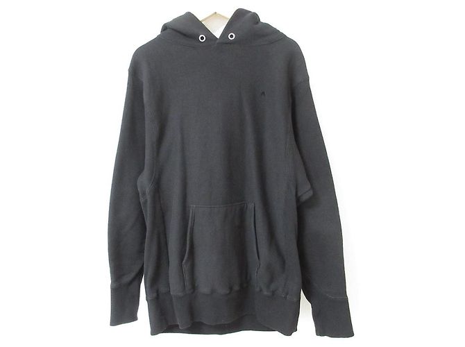Autre Marque Moletom ATON GARMENT DYE URAKE Preto