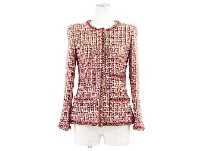 Timeless Chanel Tweed Wool Blend Jacket Multiple colors