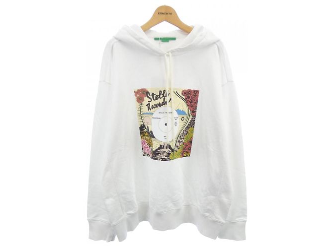 Stella Mc Cartney Sudadera con capucha Record Stella McCartney Blanco