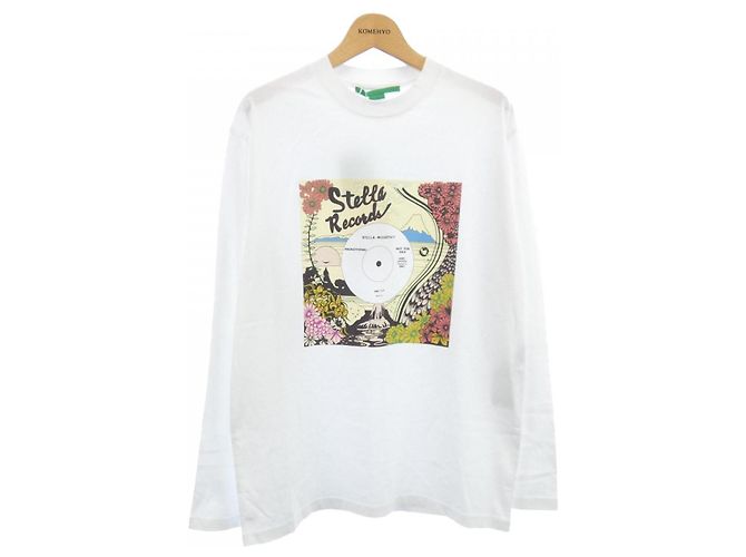 Stella Mc Cartney T-shirt lunga Record di Stella McCartney Bianco