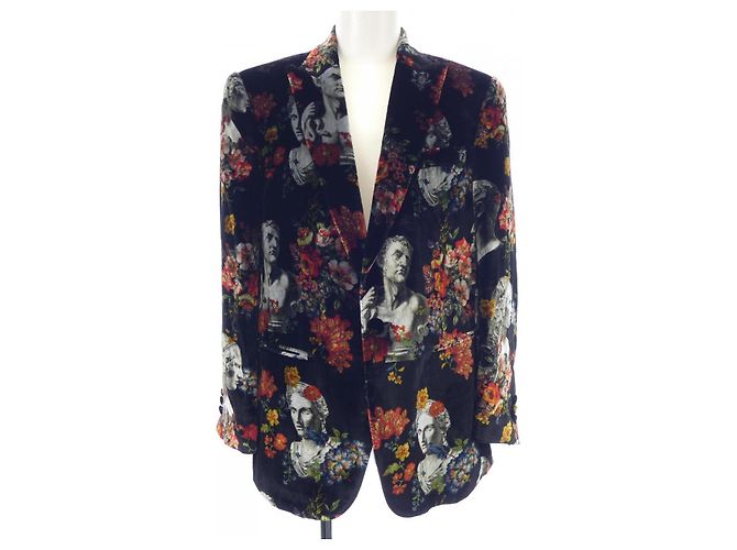 Autre Marque Giacca Etro Nero Rosso