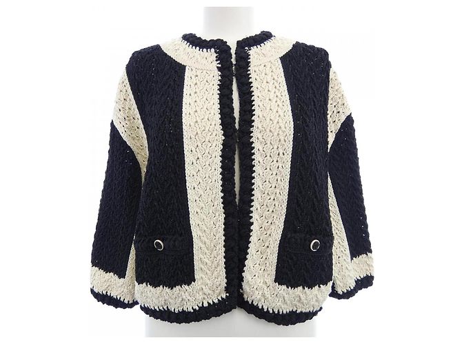 Chanel Collarless Jacket Black