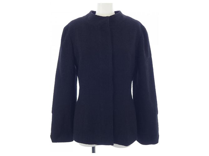Chanel P12239V06999 98A Chaqueta sin cuello Negro