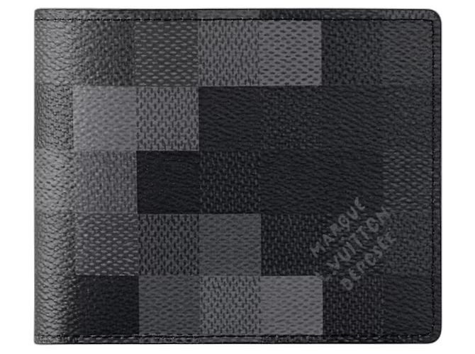 Louis Vuitton Damier Pixel Multiple Wallet Dark grey