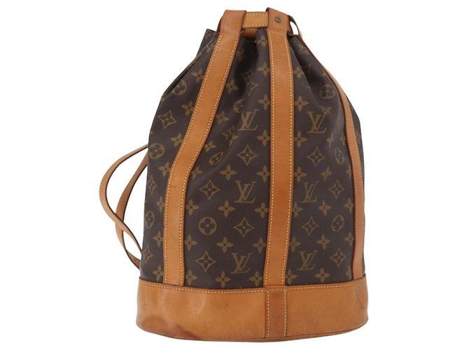 Louis Vuitton Randonnee Backpack Monogram Canvas PM Brown