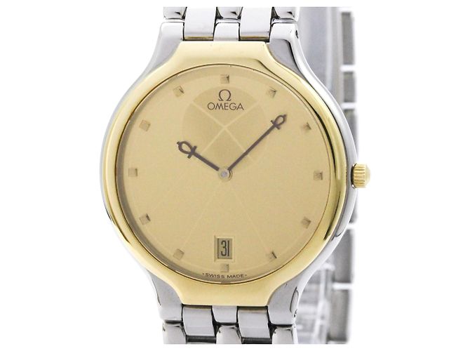 Relógio Omega De Ville Symbol em ouro K18 e aço, quartz