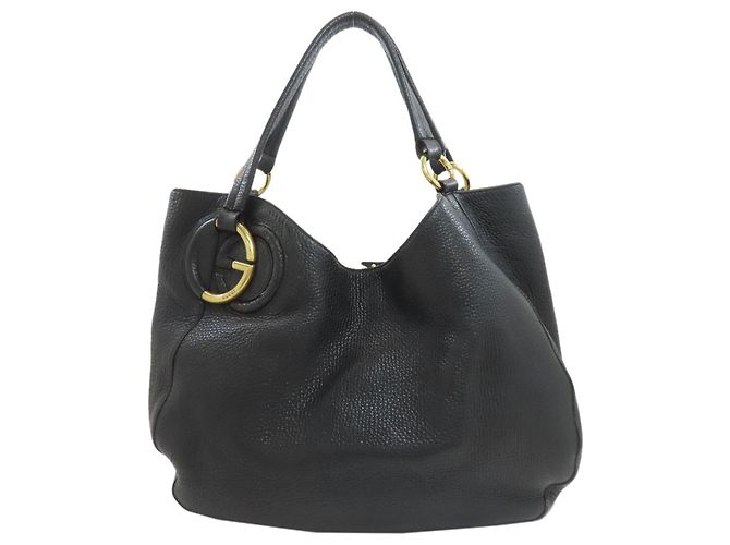 Sac cabas Gucci 309531 Interlocking G Noir