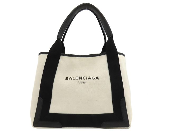 Everyday Borsa Cabas Balenciaga blu navy Nero Crudo