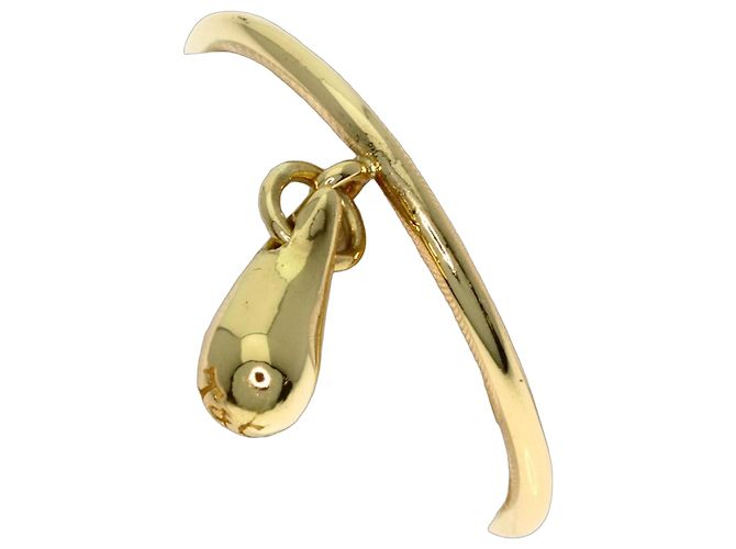 Elsa Peretti Anillo de banda en forma de gota de oro amarillo de 18K de Tiffany & Co.