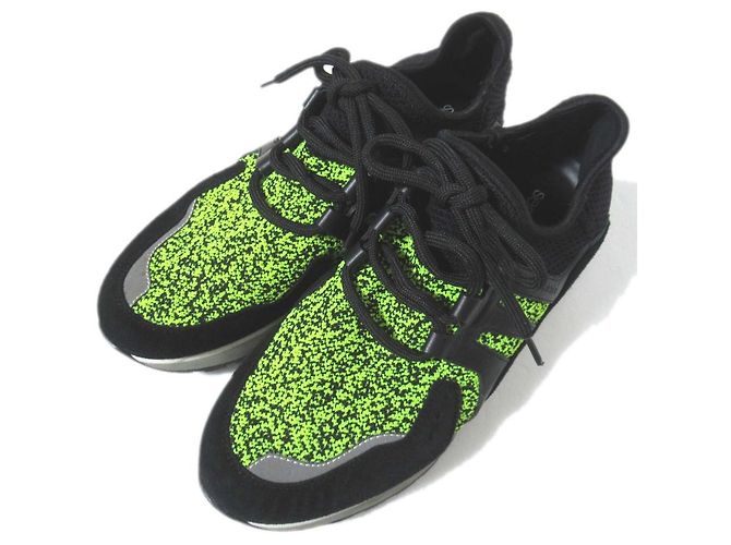 Autre Marque Sergio Rossi Strick-Sneaker Schwarz
