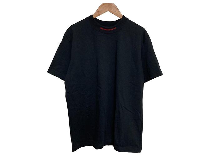 Autre Marque T-shirt in cotone jacquard con LOGO John Lawrence Sullivan Nero