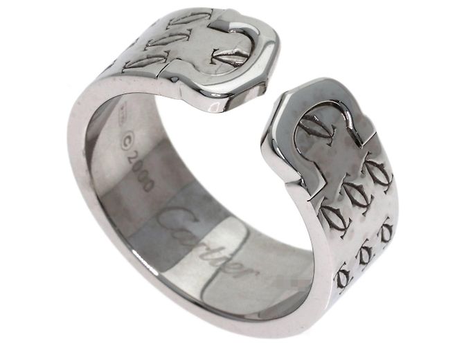 Anillo Cartier 2C Band en oro blanco 18K