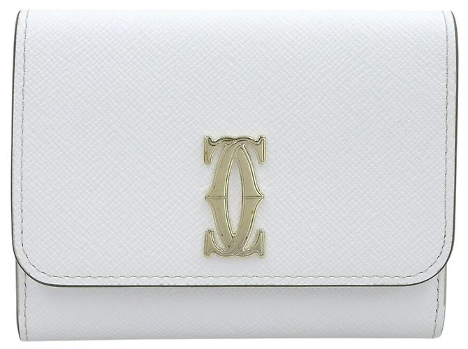 Cartera mini C de Cartier Blanco