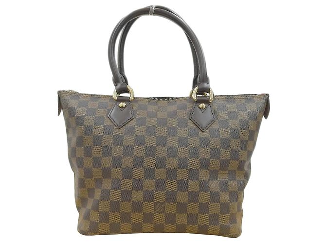 Borsa Tote Louis Vuitton Damier Saleya PM Marrone Damier ebene