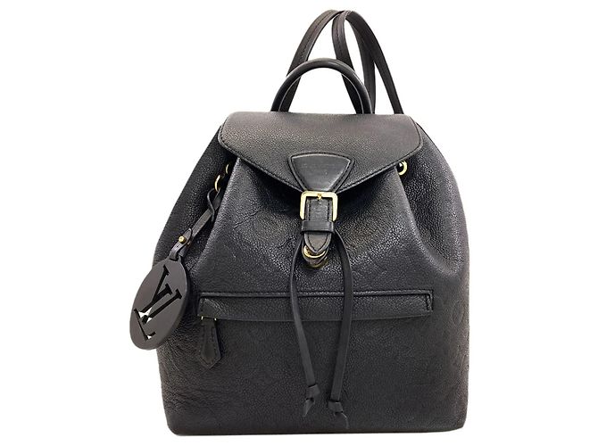 Mochila Louis Vuitton Montsouris PM Negro