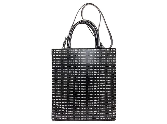 Cabas Céline Borsa Tote Verticale 2-Way Celine Nero