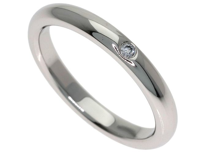 Tiffany & Co. Platinring mit Diamant