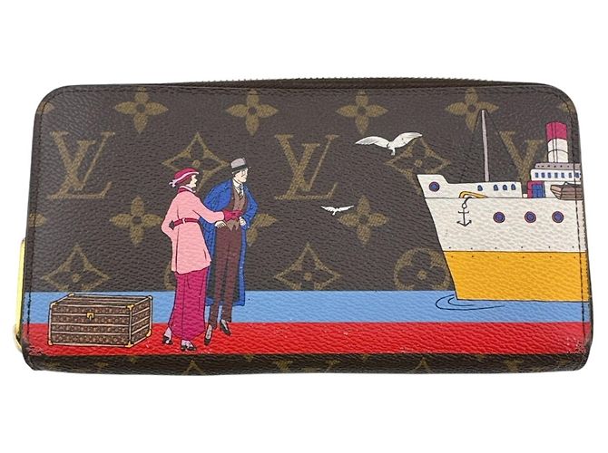 Louis Vuitton Monogram Brown Zippy Wallet