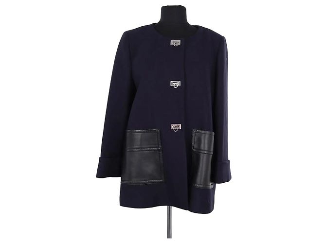 Claudie Pierlot Navy blue coat