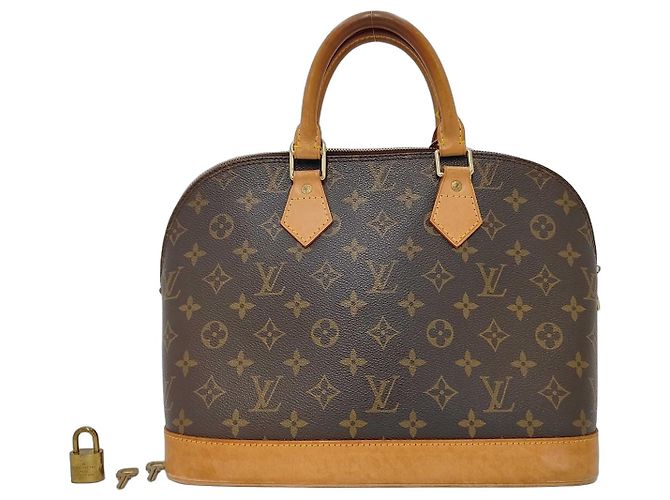 Bolsa Louis Vuitton Alma em Canvas Monogram MM Marrom