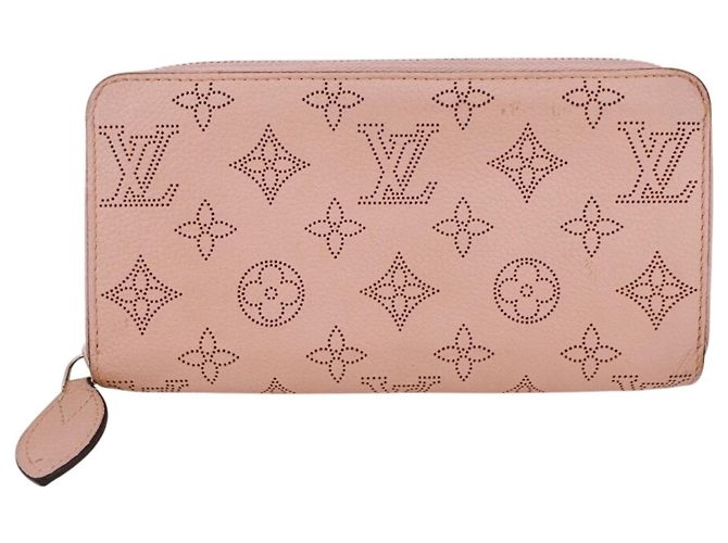 Louis Vuitton Mahina Long Wallet Pink Beige