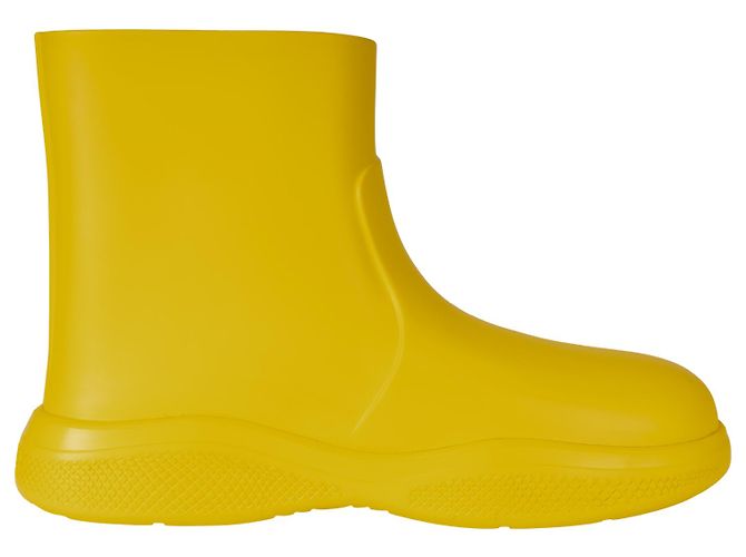 Prada Mellow Rubber Rain Boots Sunny Yellow Women EU 40