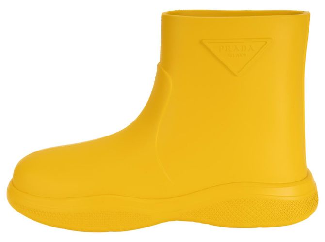 Prada Gummistiefel Pull-On Sunny Yellow Damen EU 41 Gelb