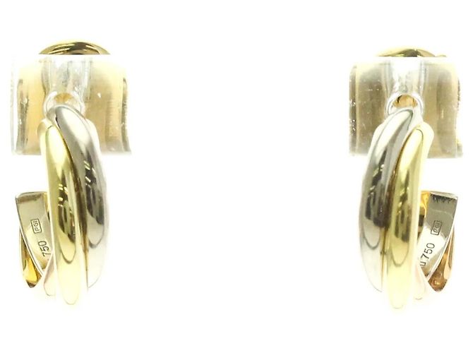 Orecchini a mezza cerchio Trinity de Cartier D'oro 