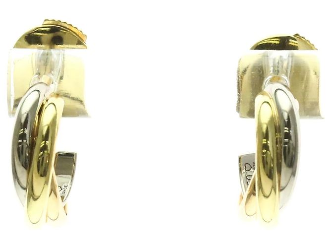 Orecchini a mezzaluna Trinity di Cartier D'oro 
