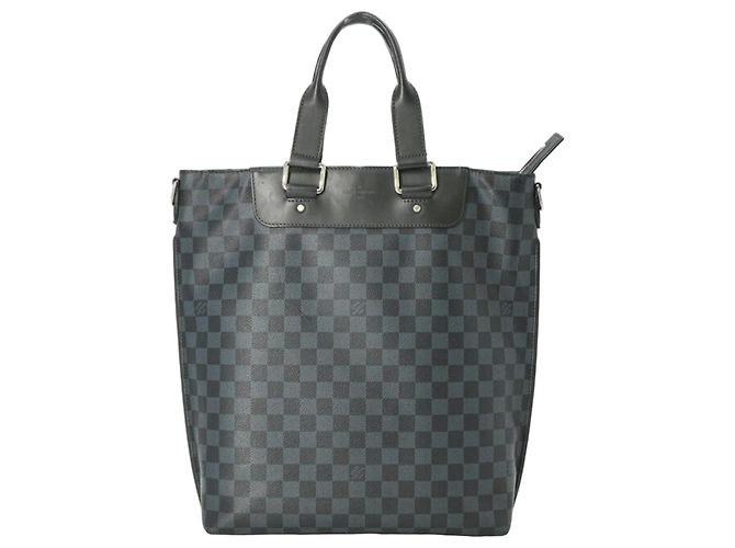 Borsa Tote Louis Vuitton Damier Cobalt Cabas Jour Blu navy