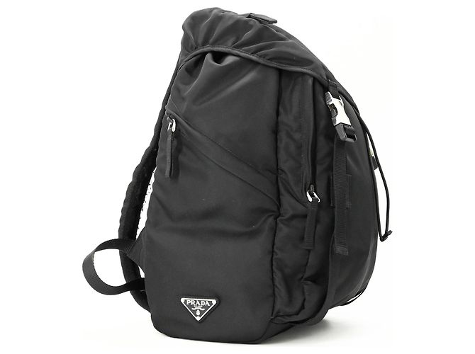 Prada Tessuto Nylon Backpack Black