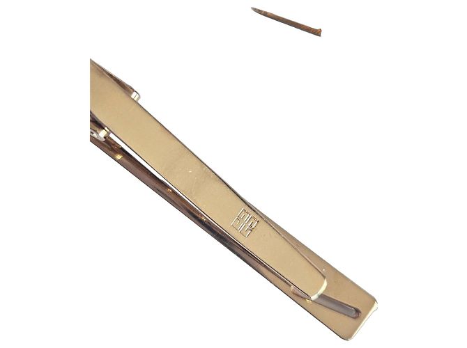 Fermacravatta Givenchy Bicolore Argento D'oro 
