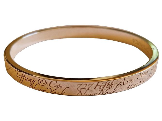 Tiffany & Co. Pulseira Jonc Notes em Prata de Lei