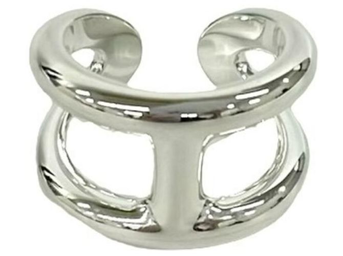 Hermès HERMES Osmo's GM Ring Silvery
