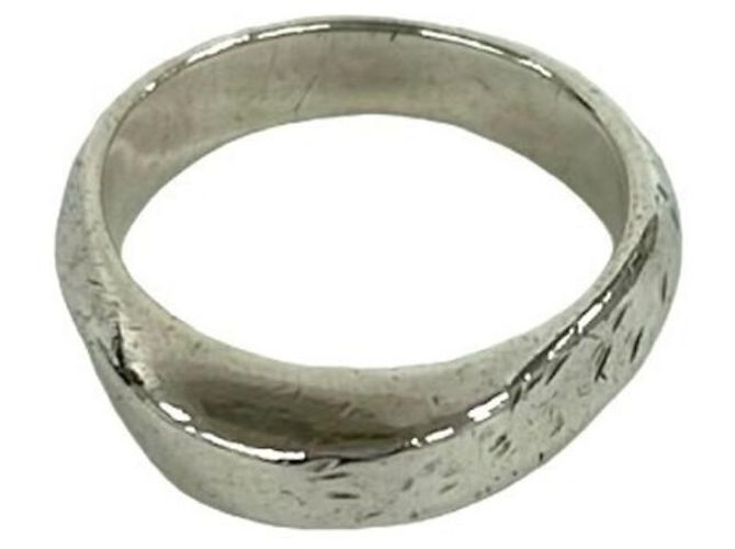 Anel Tiffany & Co. Knife Edge Band Prata