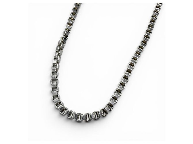 Tiffany & Co Tiffany Venetian Long Chain SV925 Halskette Silber