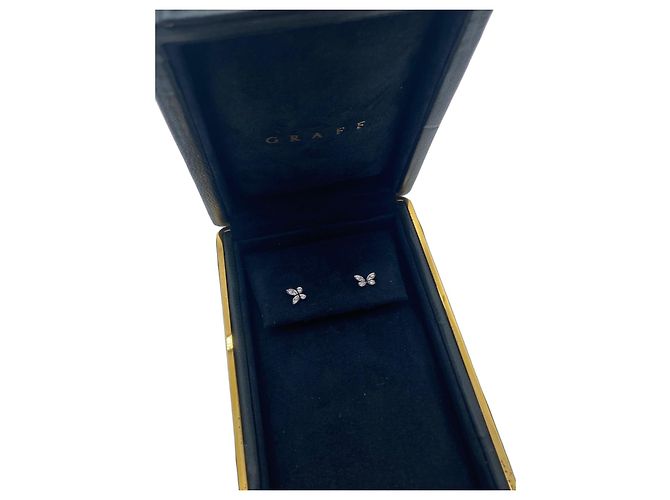 Graff Gravi Diamant-Ohrringe aus Weißgold Silber