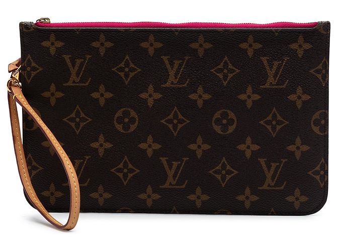 Pochette Louis Vuitton Monogram Neverfull MM Marrone