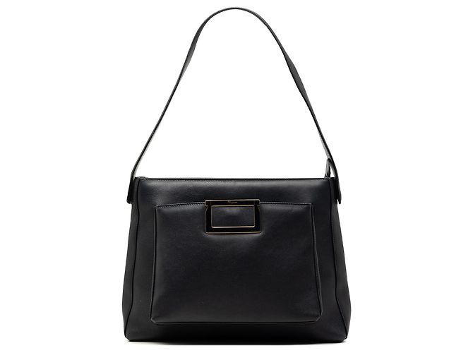 Salvatore Ferragamo Borsa a tracolla in pelle blu Ferragamo Blu navy