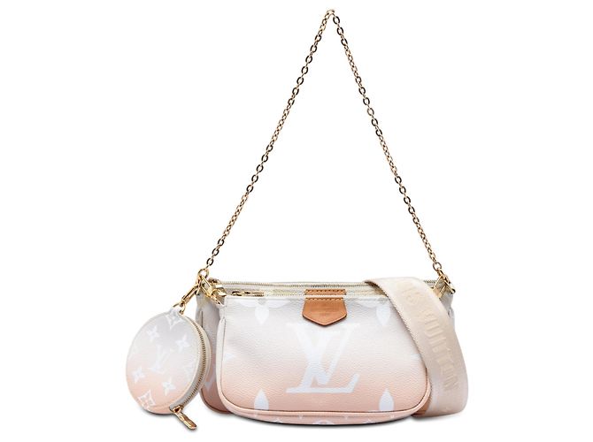 Louis Vuitton Beige Monogram Giant By The Pool Multi Pochette Accessoires