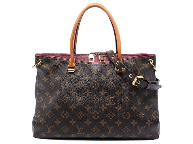Louis Vuitton Marrom Monogram Pallas MM