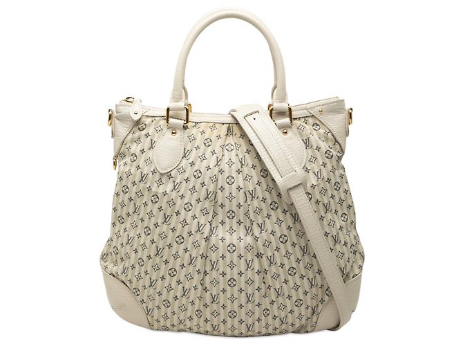 Louis Vuitton Beige Monogram Mini Lin Croisette Marina PM