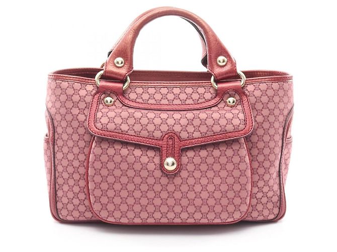 Céline Celine Boogie Bag Macadam Handtasche Bordeaux
