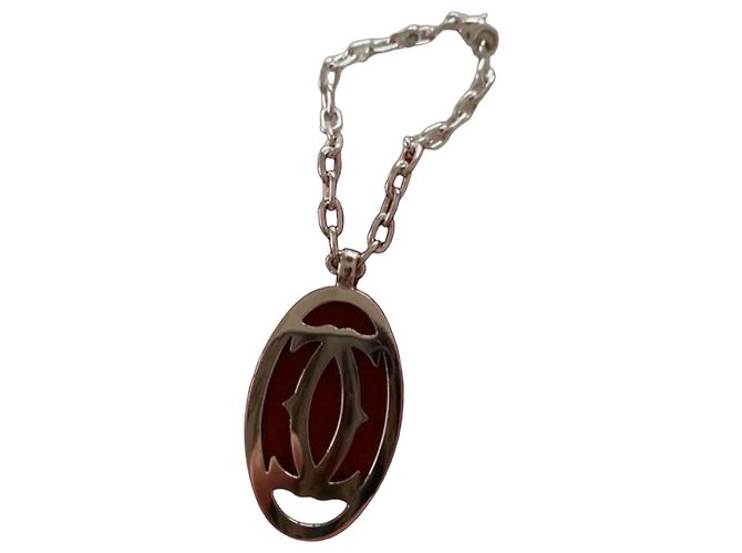 Cartier Porte-clés Double C Bijouterie argentée