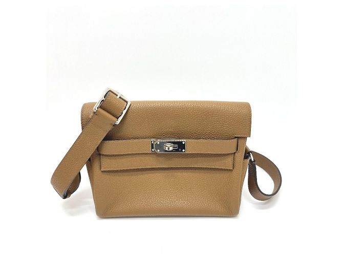 Hermès Bolsa Kelly Messenger PM Hermes Marrom