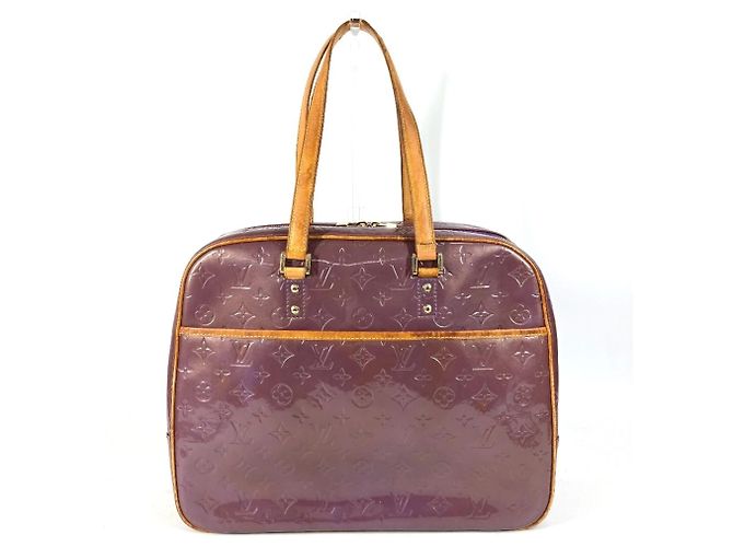 Sac Louis Vuitton Monogram Vernis Sutton Violet