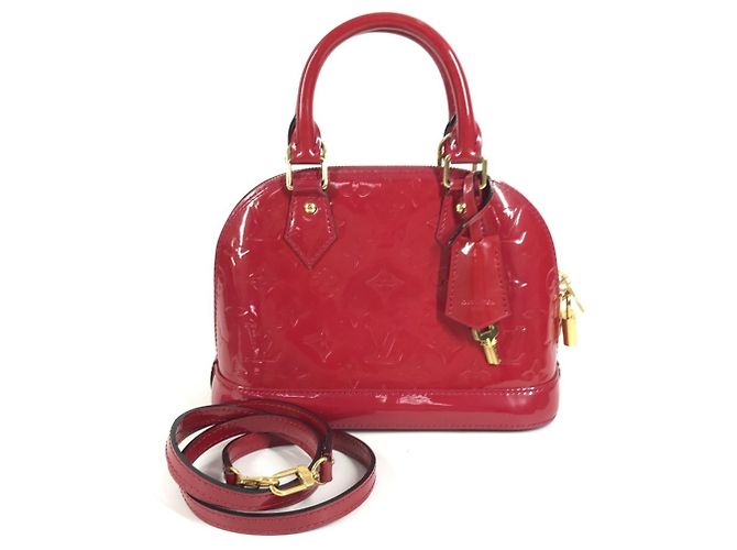 Bolso Alma BB Monogram Vernis Louis Vuitton Rosa